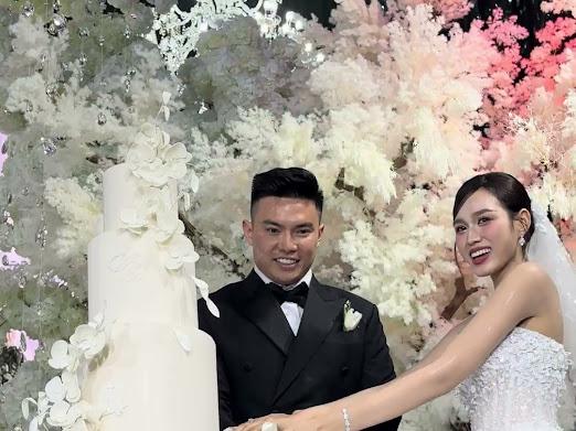 Những khoảnh khắc 'yêu' của thiếu gia Sơn Hải, Hoa hậu Đỗ Thị Hà trong tiệc cưới- Ảnh 8.