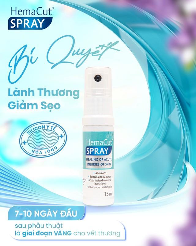 Hướng dẫn sử dụng chai xịt vết thương Hemacut Spray giúp mau lành và ngăn ngừa sẹo- Ảnh 4. Hướng dẫn sử dụng chai xịt vết thương Hemacut Spray giúp mau lành và ngăn ngừa sẹo- Ảnh 4.