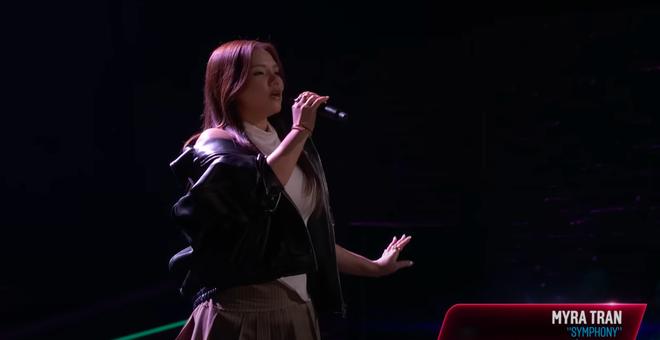 Myra Trần nức nở khi bị loại khỏi The Voice Mỹ - Ảnh 1.