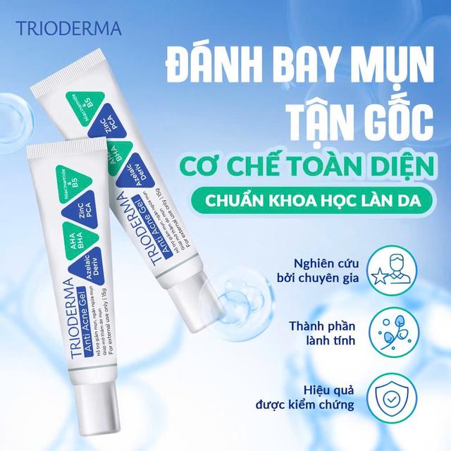 Trioderma gợi ý chu trình chăm sóc da mụn toàn diện, chuẩn y khoa tại nhà - Ảnh 8.