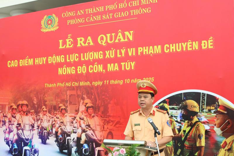 CSGT TP.HCM ra quân cao điểm xử lý vi phạm nồng độ cồn, ma túy- Ảnh 3. CSGT TP.HCM ra quân cao điểm xử lý vi phạm nồng độ cồn, ma túy- Ảnh 3.
