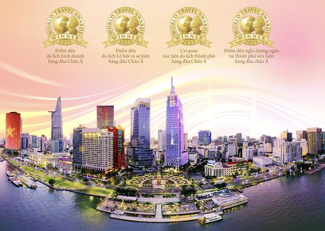 TP . HCM đạt Giải thưởng du lịch hàng đầu châu Á tại World Travel Awards 2025 - Ảnh 1.