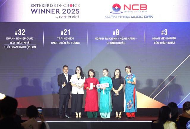 NCB được vinh danh Top ‘Doanh nghiệp được yêu thích 2025’ - Ảnh 1.