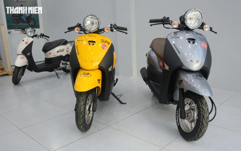 Xe tay ga tiết kiệm xăng Honda Today 50 về Việt Nam, chỉ có 20 chiếc - Ảnh 4.