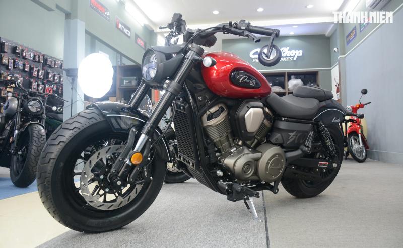 'Xế nổ' hầm hố Benda Chinchilla 500 đầu tiên về Việt Nam, cạnh tranh Honda Rebel 500 - Ảnh 1.