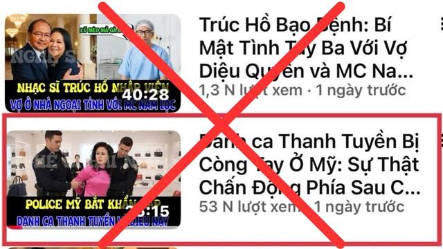 NSƯT Ngọc Huyền làm rõ thông tin danh ca Thanh Tuyền bị bắt tại Mỹ - Ảnh 1.