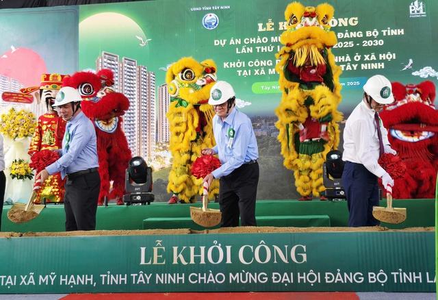 Tây Ninh: Khởi công dự án 1.646 căn nhà ở xã hội tại xã Mỹ Hạnh- Ảnh 2. Tây Ninh: Khởi công dự án 1.646 căn nhà ở xã hội tại xã Mỹ Hạnh- Ảnh 2.