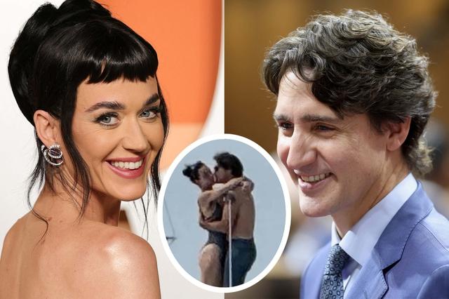 - Ảnh 1. Katy Perry lộ ảnh ôm hôn cựu Thủ tướng Canada trên du thuyền - Ảnh 1.