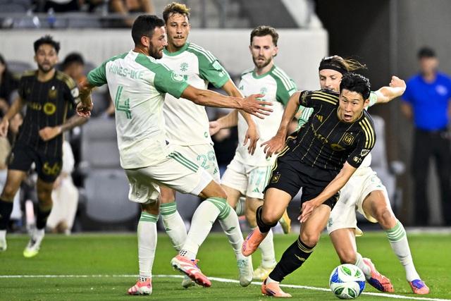 Son Heung-min tạo cuộc đua nóng với Messi tại bóng đá Mỹ- Ảnh 1. Son Heung-min tạo cuộc đua nóng với Messi tại bóng đá Mỹ- Ảnh 1.