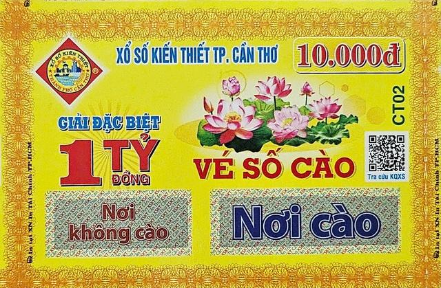 Trả thưởng gần 2.594 tỉ đồng, xổ số Cần Thơ tăng 4 triệu vé số cào- Ảnh 1. Trả thưởng gần 2.594 tỉ đồng, xổ số Cần Thơ tăng 4 triệu vé số cào- Ảnh 1.