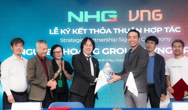 Tập đoàn VNG và Tập đoàn Nguyễn Hoàng ký hợp tác chiến lược toàn diện- Ảnh 1. Tập đoàn VNG và Tập đoàn Nguyễn Hoàng ký hợp tác chiến lược toàn diện- Ảnh 1.