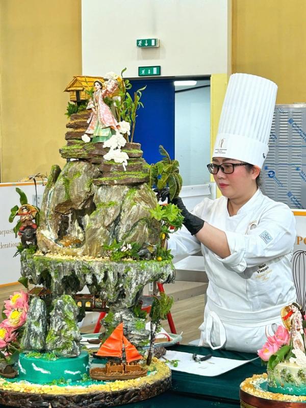 Nữ đầu bếp An Giang vô địch cuộc thi 'Nghệ nhân làm bánh thế giới' tại Ý- Ảnh 3. Nữ đầu bếp An Giang vô địch cuộc thi 'Nghệ nhân làm bánh thế giới' tại Ý- Ảnh 3.