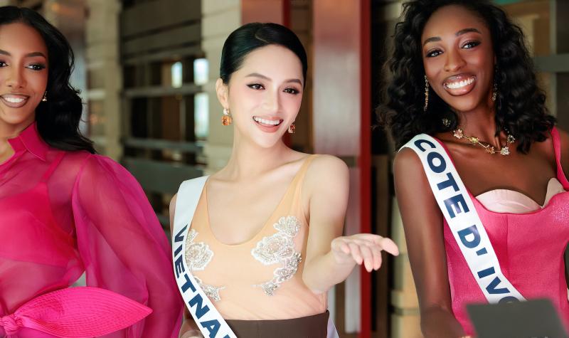 Hương Giang 'chinh chiến' ra sao giữa tình trạng rối ren ở Hoa hậu Hoàn vũ? - Ảnh 1.