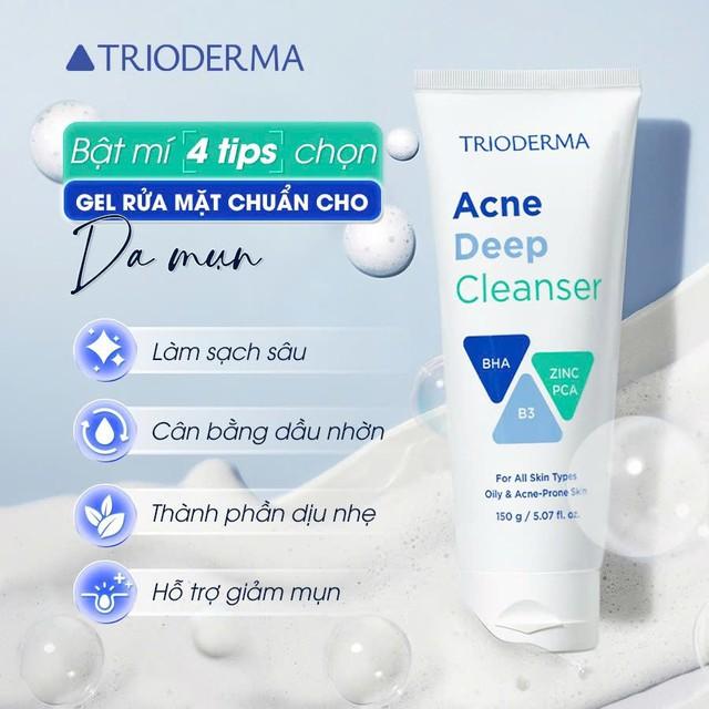 Top 9 sữa rửa mặt ngừa mụn sạch sâu mà không khô da, ai dùng cũng mê! - Ảnh 2.