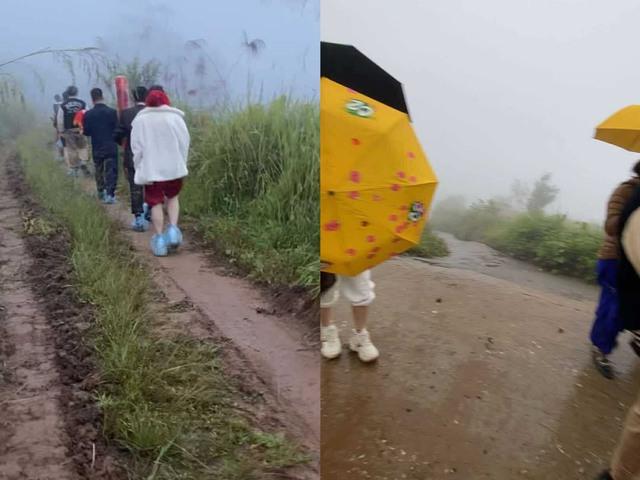 Nhà trai vượt 600 km, lội đường đất 2 km mang sính lễ hỏi cưới cô dâu - Ảnh 1.