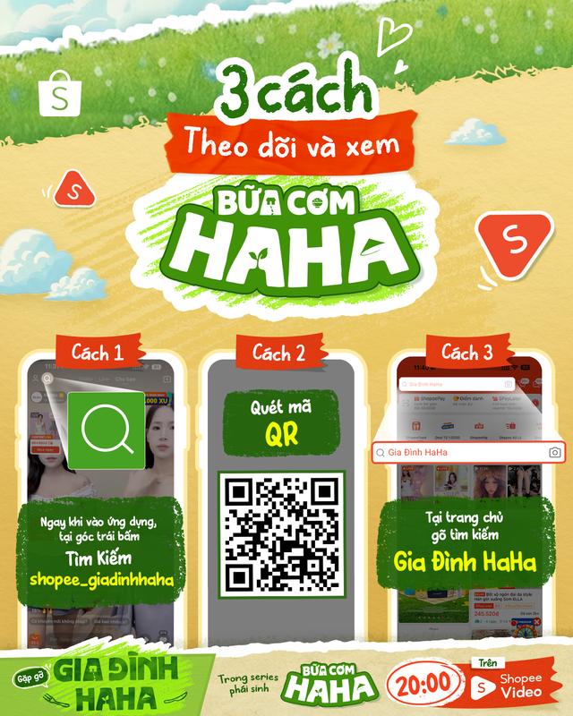 Gặp gỡ ‘Gia Đình Haha’ trong series phái sinh ‘Bữa Cơm Haha’ vừa lên sóng trên Shopee- Ảnh 3. Gặp gỡ ‘Gia Đình Haha’ trong series phái sinh ‘Bữa Cơm Haha’ vừa lên sóng trên Shopee- Ảnh 3.