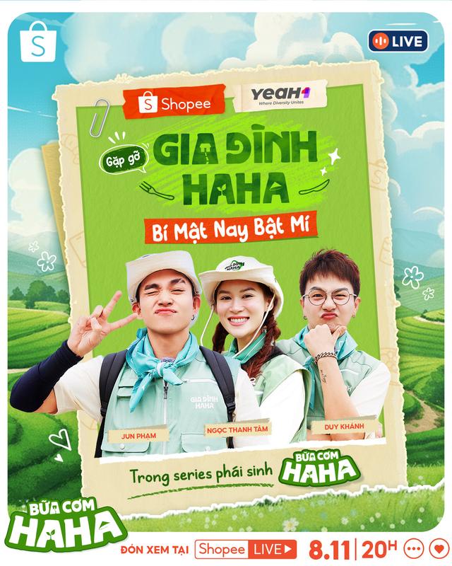 Gặp gỡ ‘Gia Đình Haha’ trong series phái sinh ‘Bữa Cơm Haha’ vừa lên sóng trên Shopee- Ảnh 4. Gặp gỡ ‘Gia Đình Haha’ trong series phái sinh ‘Bữa Cơm Haha’ vừa lên sóng trên Shopee- Ảnh 4.