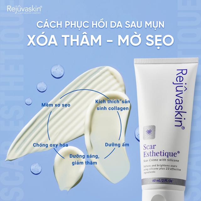 Skincare phục hồi da sau mụn tốt ngừa sẹo rỗ thâm đỏ sau 8 tuần- Ảnh 4. Skincare phục hồi da sau mụn tốt ngừa sẹo rỗ thâm đỏ sau 8 tuần- Ảnh 4.