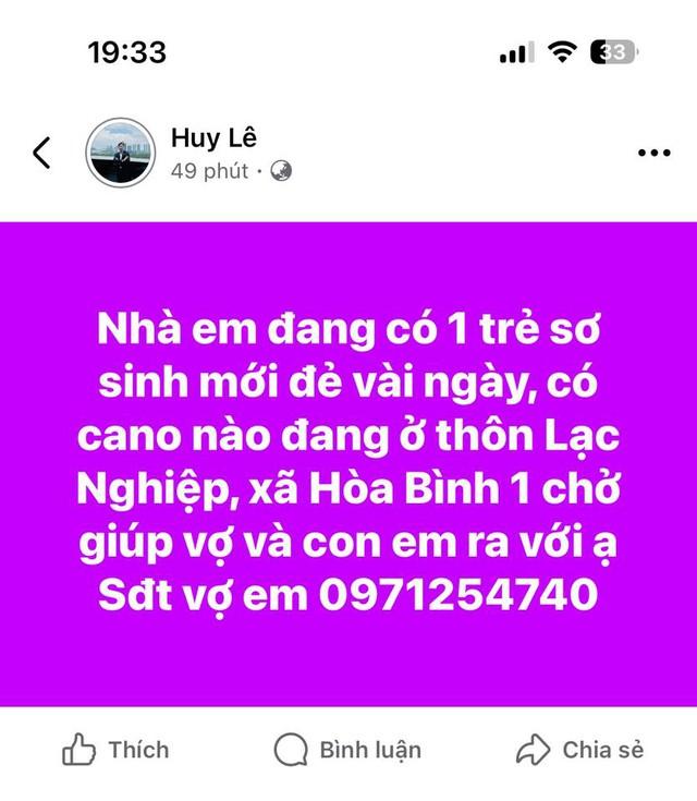 Người dân Đắk Lắk lên mạng cầu cứu trong đêm khi nước lũ dâng cao  - Ảnh 1.