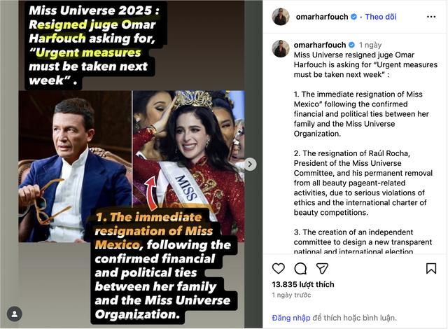 Tân hoa hậu người Mexico Fátima Bosch có nguy cơ mất vương miện Miss Universe? - Ảnh 1. Tân hoa hậu người Mexico Fátima Bosch có nguy cơ mất vương miện Miss Universe? - Ảnh 1.