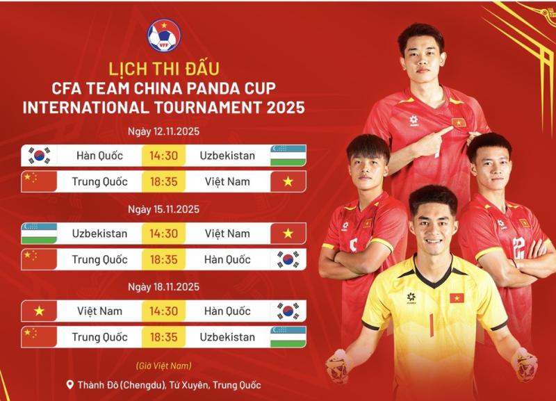 U.23 Việt Nam khởi đầu ấn tượng tại Trung Quốc, đấu U.23 Uzebekistan ngày nào?- Ảnh 2.