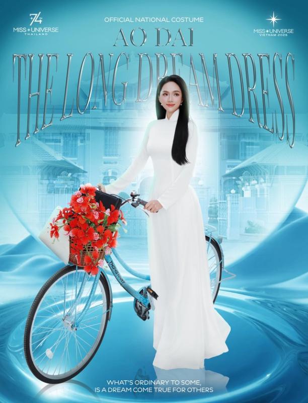 Hương Giang đem áo dài trắng lên sân khấu Miss Universe, nhận 'mưa' lời khen - Ảnh 4.