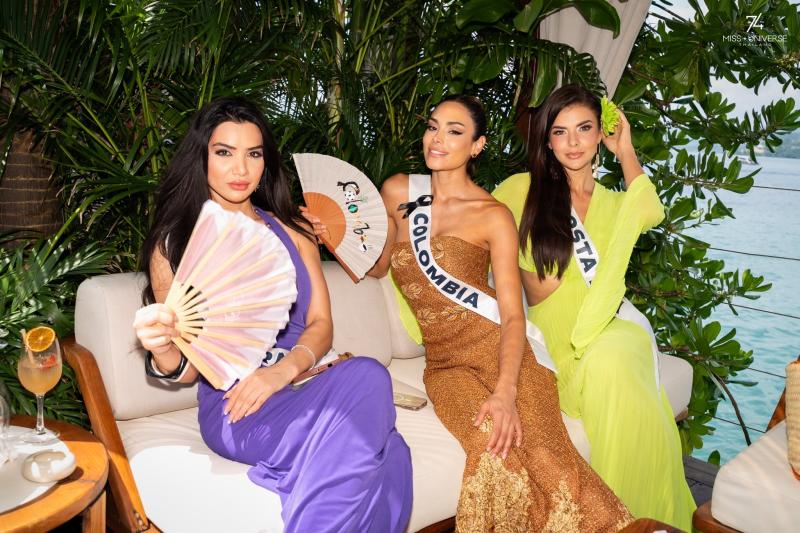 Hương Giang cùng dàn mỹ nhân Miss Universe khoe sắc nóng bỏng - Ảnh 10.