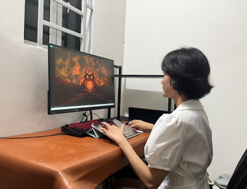 Nữ sinh biến truyền thuyết cá sấu Năm Chèo thành game 'hot' miền Tây - Ảnh 2. Nữ sinh biến truyền thuyết cá sấu Năm Chèo thành game 'hot' miền Tây - Ảnh 2.