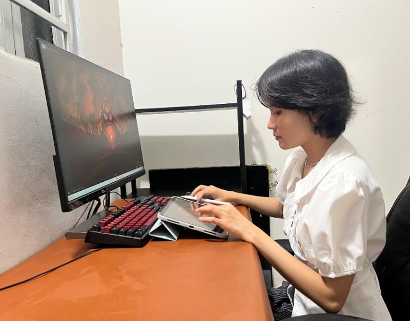 Nữ sinh biến truyền thuyết cá sấu Năm Chèo thành game 'hot' miền Tây - Ảnh 3. Nữ sinh biến truyền thuyết cá sấu Năm Chèo thành game 'hot' miền Tây - Ảnh 3.