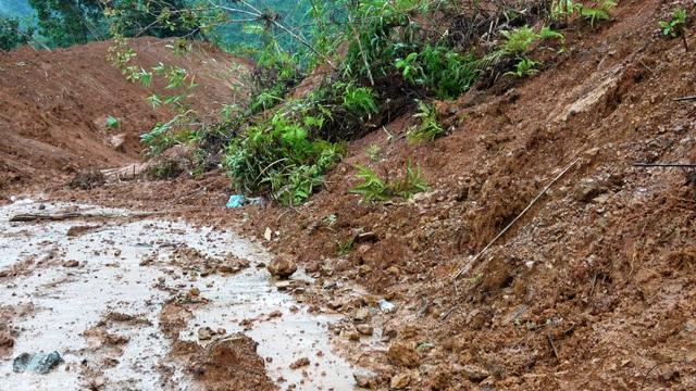 Sạt lở 'bủa vây' vùng cao TP.Đà Nẵng: Xuất hiện sụt lún nghiêm trọng dài 200 m- Ảnh 3. Sạt lở 'bủa vây' vùng cao TP.Đà Nẵng: Xuất hiện sụt lún nghiêm trọng dài 200 m- Ảnh 3.