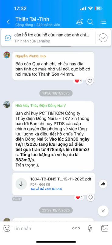 Thủy điện Đồng Nai 5 phản hồi khi xã nói 'không nhận được thông báo xả lũ'- Ảnh 7. Thủy điện Đồng Nai 5 phản hồi khi xã nói 'không nhận được thông báo xả lũ'- Ảnh 7.