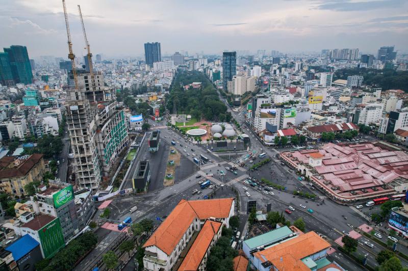 TP.HCM: Cần cẩu 'đứng gác' 3 năm dự án tứ giác Bến Thành, vì sao chưa tháo?- Ảnh 6. TP.HCM: Cần cẩu 'đứng gác' 3 năm dự án tứ giác Bến Thành, vì sao chưa tháo?- Ảnh 6.