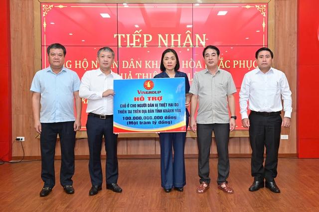 Tập đoàn Vingroup hỗ trợ tỉnh Khánh Hòa 100 tỉ đồng khắc phục hậu quả thiên tai- Ảnh 1.