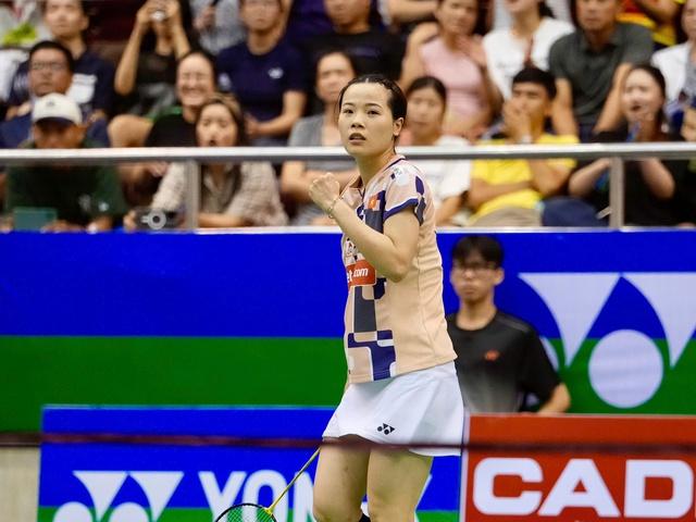Đánh bại tay vợt Nhật Bản, Nguyễn Thùy Linh vào chung kết giải cầu lông Hàn Quốc - Ảnh 1.