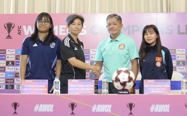 Cúp C1 châu Á, HLV đội Singapore: 'CLB nữ TP.HCM chơi nhanh và trực diện’, thầy Huỳnh Như nói gì?- Ảnh 1. Cúp C1 châu Á, HLV đội Singapore: 'CLB nữ TP.HCM chơi nhanh và trực diện’, thầy Huỳnh Như nói gì?- Ảnh 1.