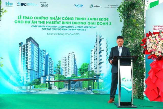 The Habitat Binh Duong giai đoạn 3 đạt chứng nhận EDGE- Ảnh 1. The Habitat Binh Duong giai đoạn 3 đạt chứng nhận EDGE- Ảnh 1.