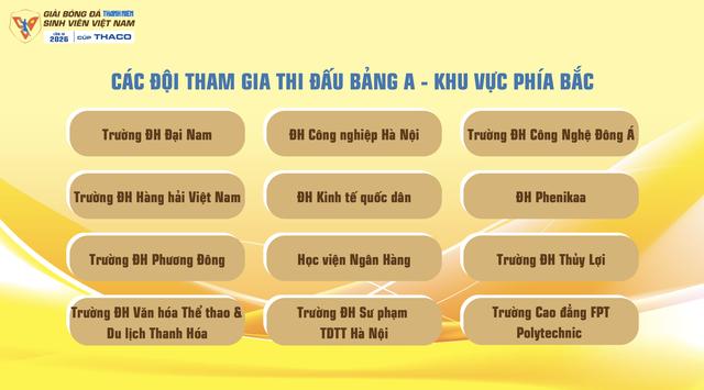 Lịch thi đấu mới nhất TNSV THACO cup 2026: Tất cả đều được phát trực tiếp, xem ở đâu?- Ảnh 2. Lịch thi đấu mới nhất TNSV THACO cup 2026: Tất cả đều được phát trực tiếp, xem ở đâu?- Ảnh 2.