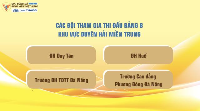 Lịch thi đấu mới nhất TNSV THACO cup 2026: Tất cả đều được phát trực tiếp, xem ở đâu?- Ảnh 5. Lịch thi đấu mới nhất TNSV THACO cup 2026: Tất cả đều được phát trực tiếp, xem ở đâu?- Ảnh 5.