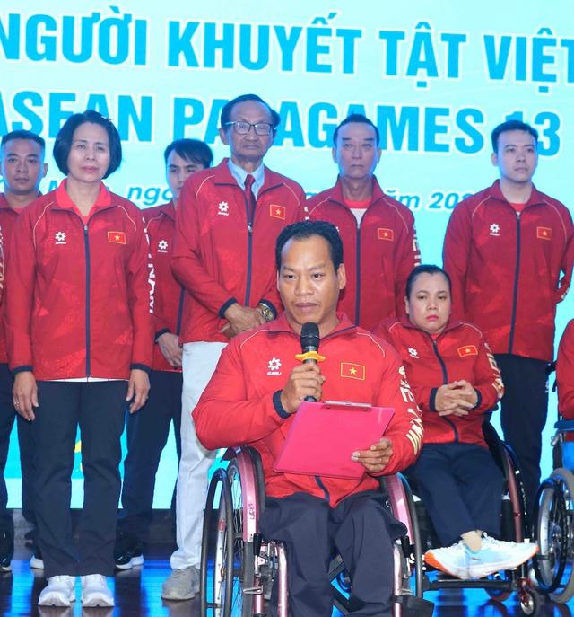 Phó thủ tướng Mai Văn Chính giao nhiệm vụ cho đoàn thể thao người khuyết tật Việt Nam - Ảnh 3. Phó thủ tướng Mai Văn Chính giao nhiệm vụ cho đoàn thể thao người khuyết tật Việt Nam - Ảnh 3.