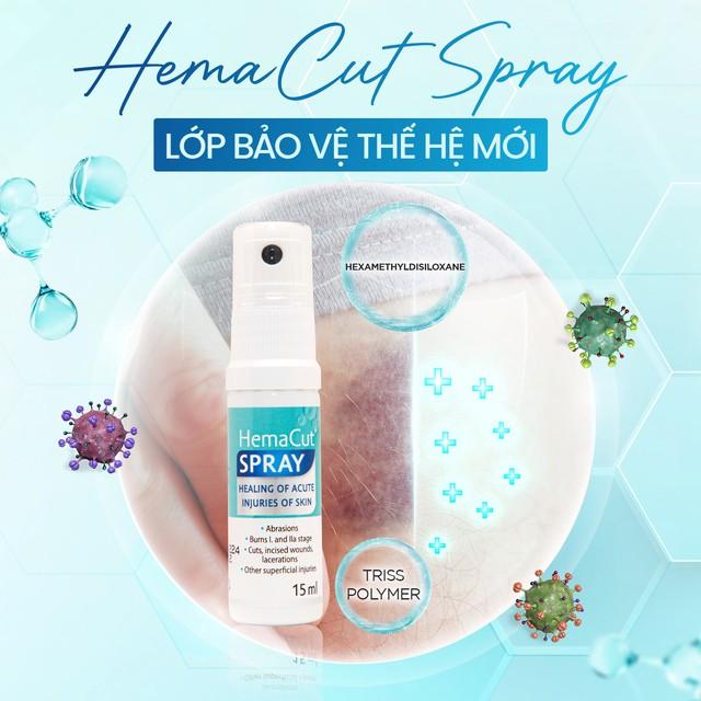 Xịt hỗ trợ lành thương HemaCut Spray mua ở đâu chính hãng, giá tốt? - Ảnh 1.