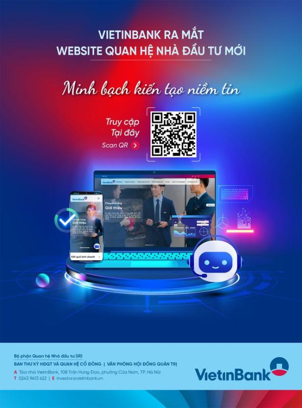 VietinBank ra mắt website Quan hệ Nhà đầu tư mới: Minh bạch kiến tạo niềm tin- Ảnh 2.
