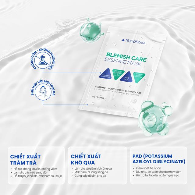 Trioderma ra mắt dòng mask mới dành riêng cho da dầu mụn cùng công thức đột phá- Ảnh 4. Trioderma ra mắt dòng mask mới dành riêng cho da dầu mụn cùng công thức đột phá- Ảnh 4.