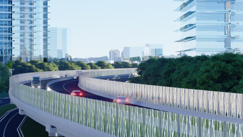 Khu Nam TP.HCM sắp có đường trên cao 'đẹp như mơ' nối thẳng vào trung tâm- Ảnh 9.