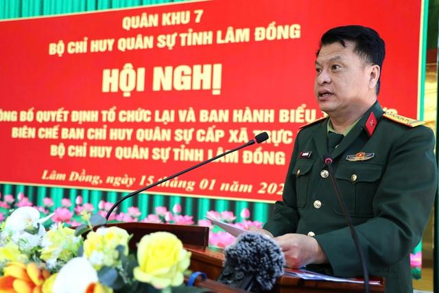 Lâm Đồng bổ nhiệm Chỉ huy trưởng Ban CHQS tại 124 xã, phường, đặc khu - Ảnh 4.