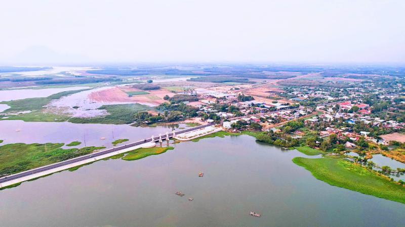 Diện mạo mới của hồ lớn thứ hai ở Tây Ninh sau hồ Dầu Tiếng- Ảnh 1.