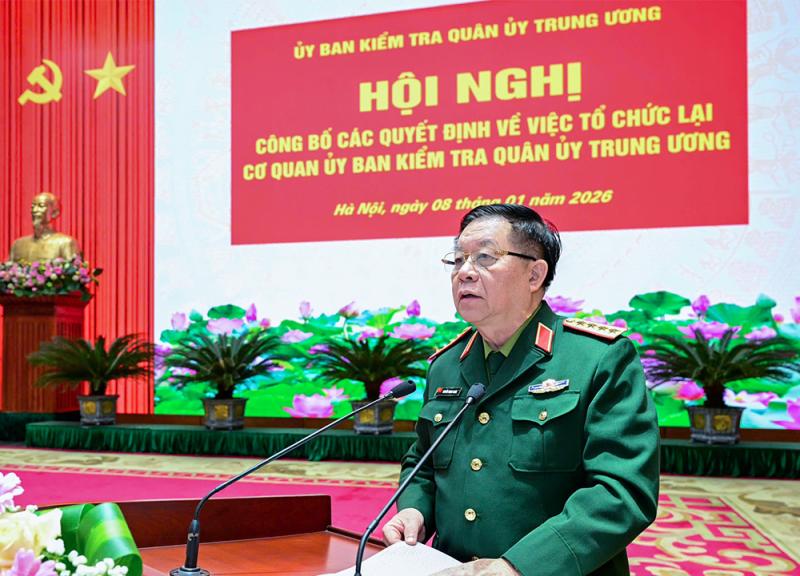 Tổ chức lại Cơ quan Ủy ban Kiểm tra Quân ủy Trung ương- Ảnh 1. Tổ chức lại Cơ quan Ủy ban Kiểm tra Quân ủy Trung ương- Ảnh 1.