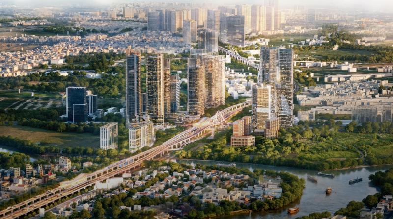 Khu Nam TP.HCM sắp có đường trên cao 'đẹp như mơ' nối thẳng vào trung tâm- Ảnh 1.