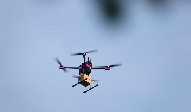 TP.HCM lần đầu thử nghiệm bay UAV giao hàng- Ảnh 2. TP.HCM lần đầu thử nghiệm bay UAV giao hàng- Ảnh 2.