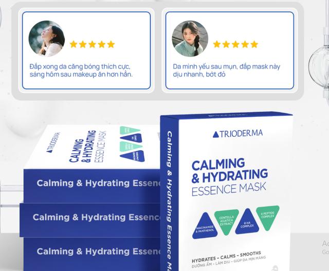 Mặt nạ Trioderma có tốt không mà đắp xong da căng mọng, bật tone trắng sáng? - Ảnh 2.
