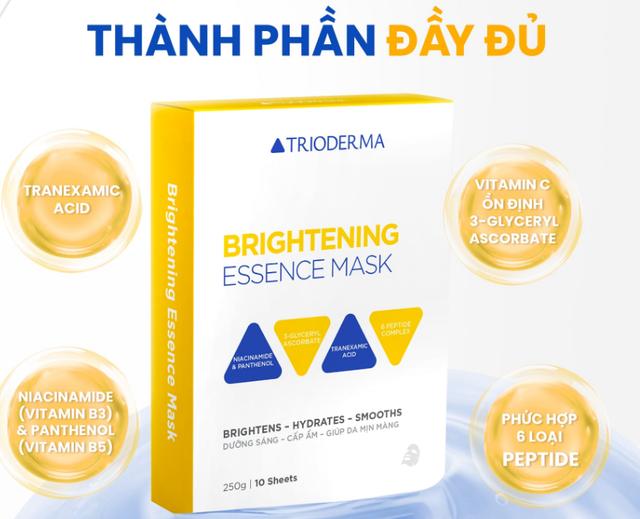 Mặt nạ Trioderma có tốt không mà đắp xong da căng mọng, bật tone trắng sáng? - Ảnh 3.